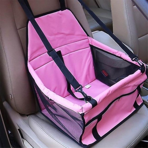 Nylon Waterproof Travel 2 In 1 Carrier For Dogs - Vikbara tjocka Pet Cat Bags M / Mesh Side-Pink