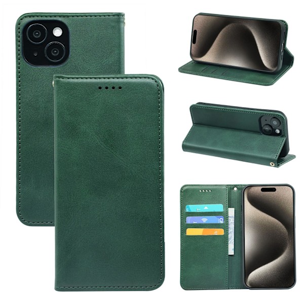 Etui til iPhone iPhone 16 Plus grøn Magnetisk