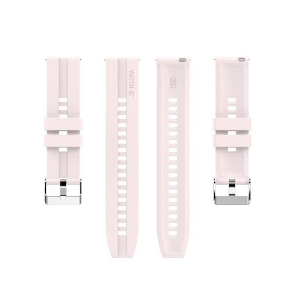 Kvicksandsrosa Kvicksandsrosa kompatibel med Huawei Watch Gt 2 42mm Armband med silverspänne