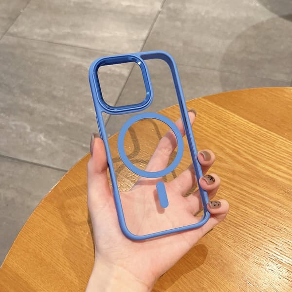 Kotelo iPhone 16 Pro Max Magnetic Blue Noz30396