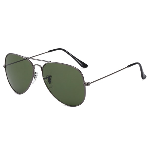 Härdat glas män solglasögon flygare glasögon för körning fiske kvinnor solglasögon Gun frame Gray piece