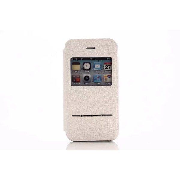 Etui til iPhone 13 Pro Max Hvid Smart kvalitetssensor uden flip-svarvindue