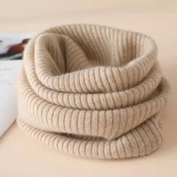 Dame falsk krage Avtakbart halvskjerf Herre Vinter Tykkere Red Scarf