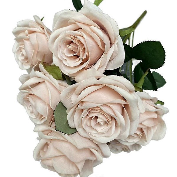 Enkelt simulert multi-hode rosebukett bryllup bryllupsdekorasjon kunstig blomst foto fotografering arrangement rekvisitter falsk blomst Bean Paste