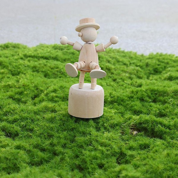 Toglandskap Layout Kunstig Plante Matte Simulering Mose Landskapsmodell Hjem Dekor DIY Matches the image 30x30cm