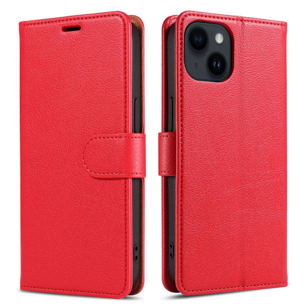 Etui til iPhone 14 rød Flip