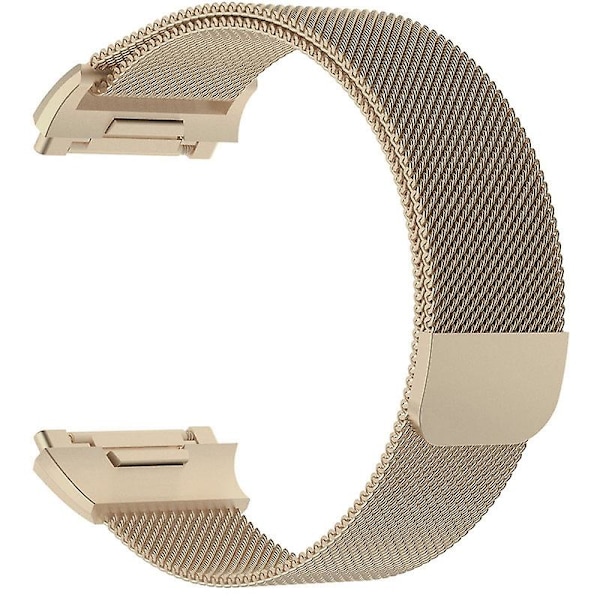 Champagneguld Champagneguld kompatibel med Fitbit Ionic Milanese Klockarmband Stor Storlek: 24x2.2cm kompatibel med Fitbit Ionic