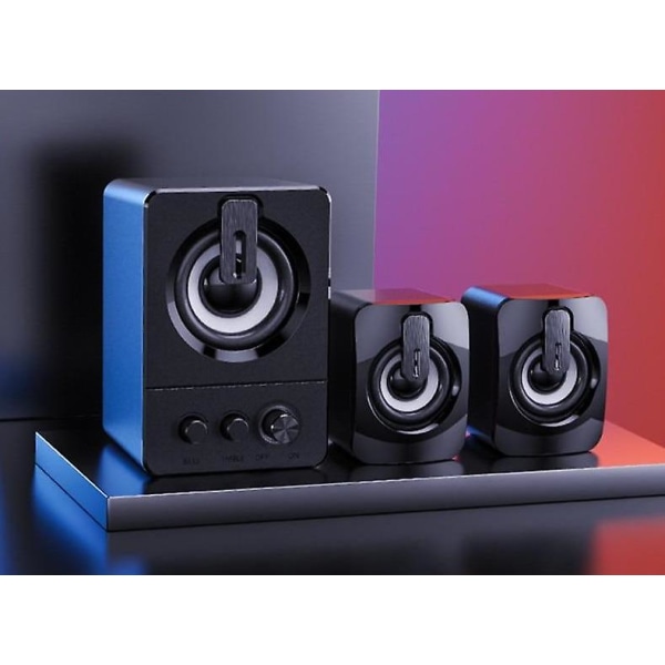 4d Mini Bluetooth Subwoofer Högtalare för bärbar dator A3 Wired-1202