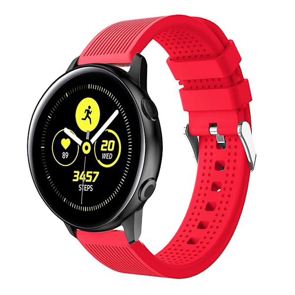 Rött silikonarmbandsur kompatibelt med Garmin Vivoactive 3