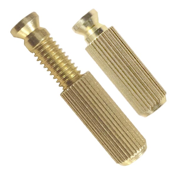 4x2 stk. Doble låsende Tremolo Bridge Studs&Anchors for elektrisk gitar, gullfarget