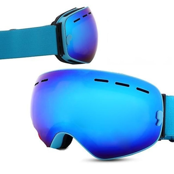 Goggles Magnetic Winter Anti-Imma Dubbellager Snowboard Män & Dam Skyddande C