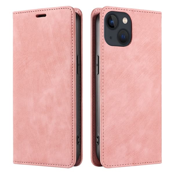 Etui til iPhone 16 plus Pink Magnetisk Flip