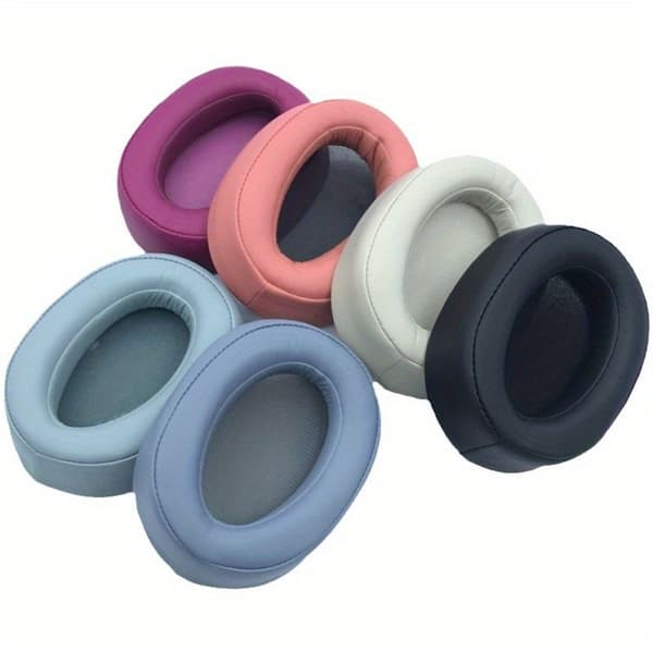 2 stk. abrikosfarvede ørepuder til SONY MDR-100AAP 100A H600A