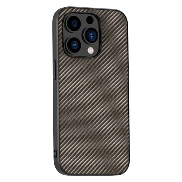Skal för iPhone 14ProMax Carbon Gold Kolfiber Kevlar ultratunt