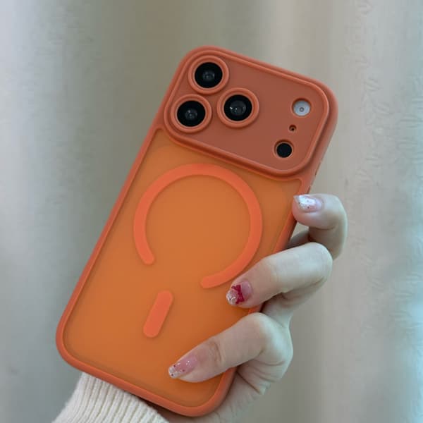 Fodral för iPhone 17 Magnetic Orange Noz36782