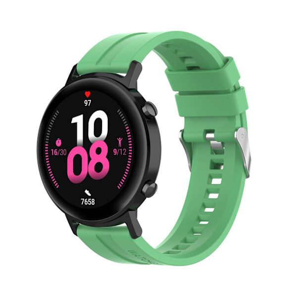 Mintgrøn Mintgrøn kompatibel med Huawei Watch Gt 2 42mm urrem med sølvspænde
