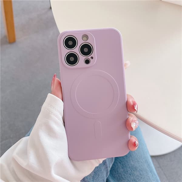 Fodral för iPhone 14 Plus Flytande Silikon Lila Noz26338