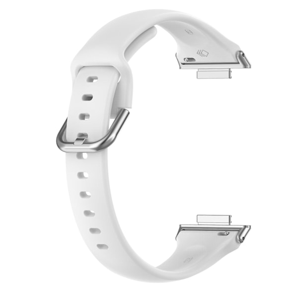 Hvit Hvit kompatibel med Huawei Watch Fit 2 Silikon Klokkereim, Størrelse: s
