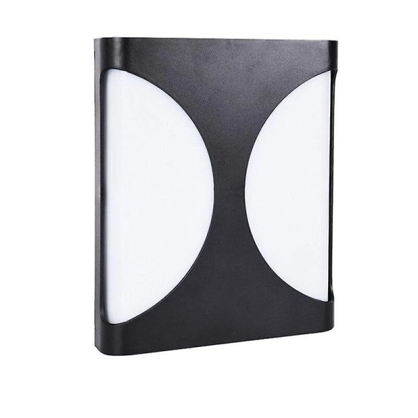 Ip65 Vattentät Utomhus / Inomhus - Led Vägglampa Light Black body-White 20W 2344-6