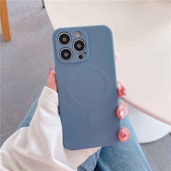 Etui til iPhone 17 Pro Flytende Silikon Silikon Grå Noz26364