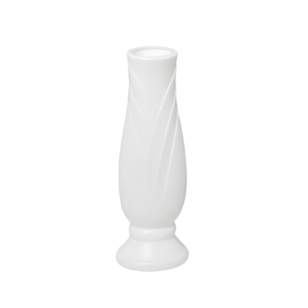 Blomstervase, kronbladsform, moderne blomsterarrangement, vasedekor, kontorartikler White
