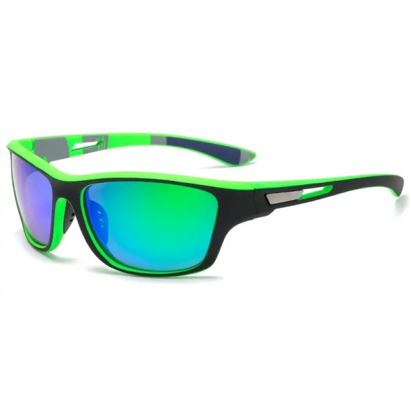 Sportsolglasögon Färgglada film i ett stycke vindtäta färgglada solglasögon utomhus dammtäta ögonskyddsglasögon för ridning Transparent gray sheet