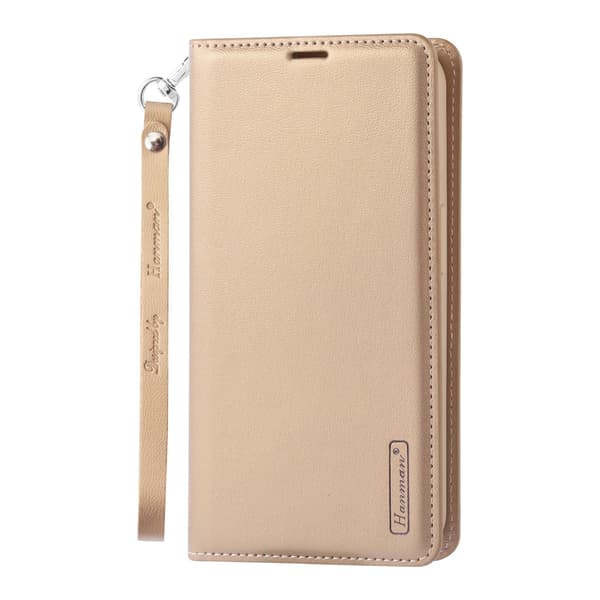 Fodral för iPhone 16E guld Flip
