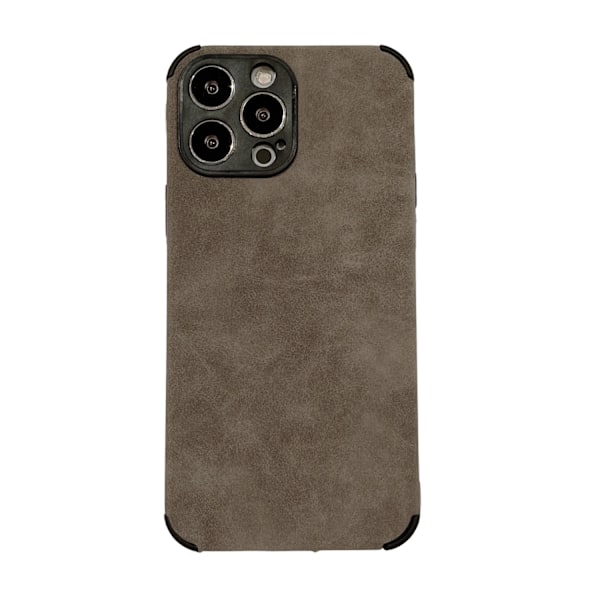 Kotelo iPhone 16plus -puhelimelle [Musta] Mokkanahkainen neljä kulmaa estämään putoamista, nahkarakenne, pölytiivis, matta, koko vartalon suoja