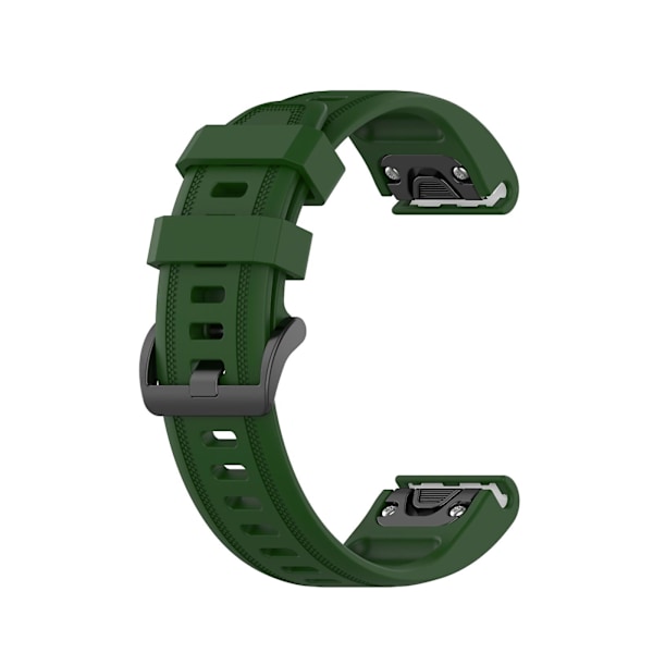 Amy Green Amy Green Silikone Sports Ensfarvet Rem kompatibel med Garmin Fenix 5S Plus