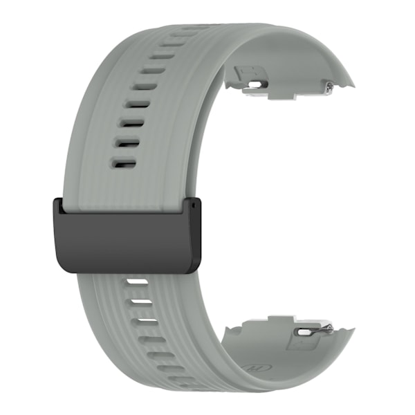 Harmaa harmaa silikoninen kellon ranneke soljella, yhteensopiva Huawei Watch D:n kanssa