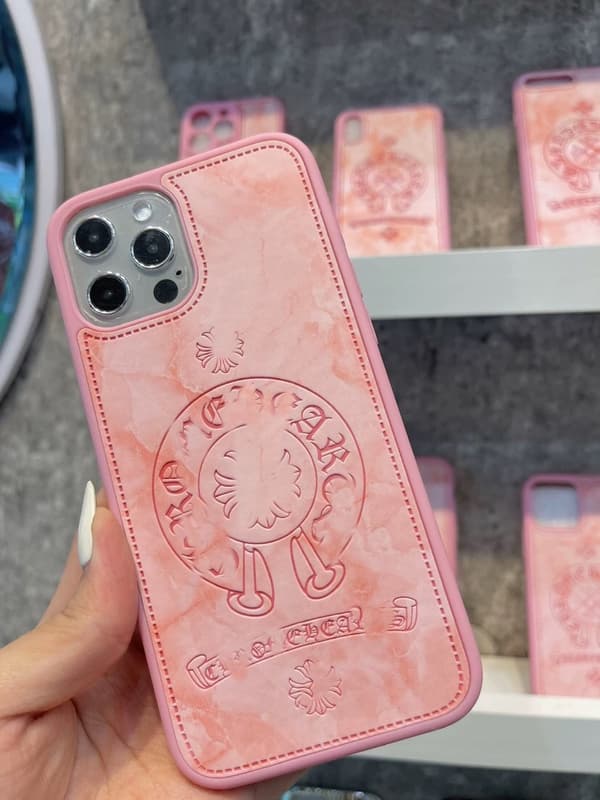 Etui til iPhone 14 Plus 6,7-tommers Retro Rosa Chrome Hearts Tigerhode PU-lær