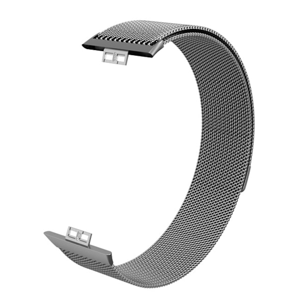 Titaniumgrå Titaniumgrå kompatibel med Huawei Watch Fit Milanese Klockarmband