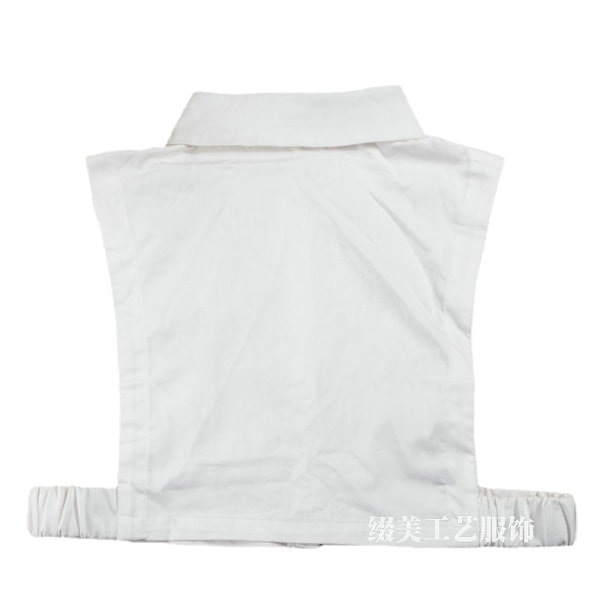 Dame falsk krage Avtakbar halv Vinter Bomull Fortykket Sh 31*35 Black