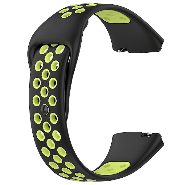 Sort Lime Sort Lime Silikone Urrem kompatibel med Redmi Watch 3 Lite / Watch 3 Active
