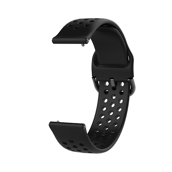 Sort Sort kompatibel med Huawei Watch Gt2e Åndbar Porøs Rem