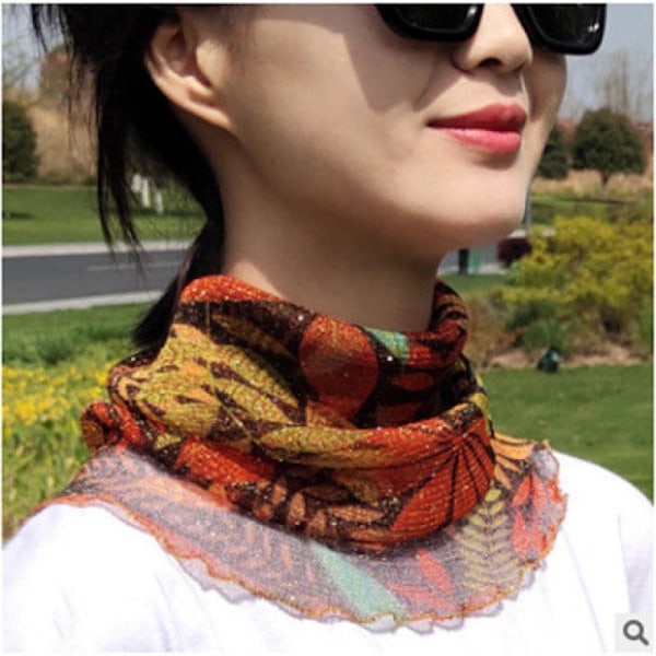 Dam Fejk Krage Avtagbar Halvscarf Liten Silkescarf Ban Kapok (single pack) Default