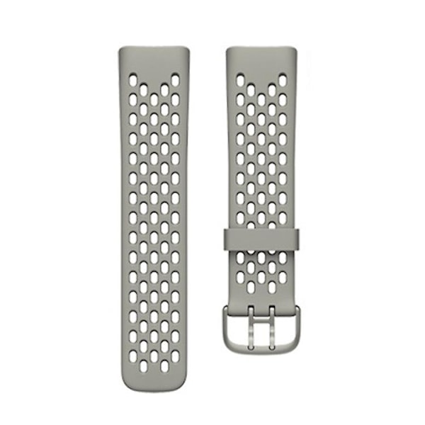 Rock Grey Rock Grey kompatibel med Fitbit Blaze lærreim til klokke