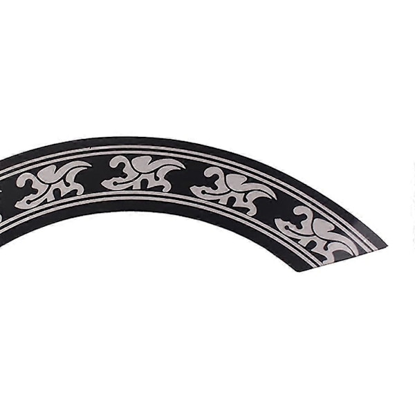 Gitar Deler Lydhull Innlegg Rosett Hard PVC Instrument Tilbehør 40/41 tommer