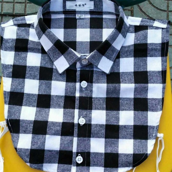 Naisten tekoviulus Irrotettava puoli Zi Miesten monipuolinen paita P Black and White brushed plaid-38