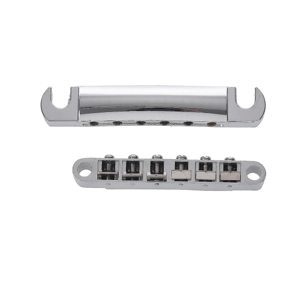 Ny gitarr Tune-o-matic Bridge tailpiece Tail kompatibel med Les Paul Lp Style 1 set