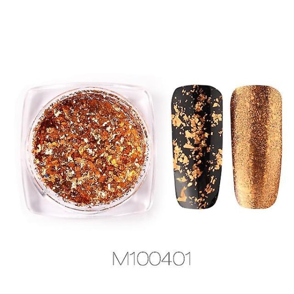 Nails Art Glitter Pigment Powder Gel - Polish Mirror Mancure Sparkles M100401