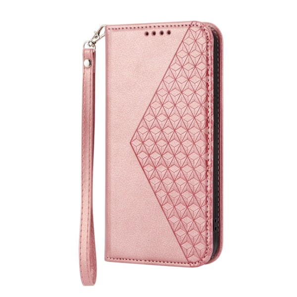 Etui til iPhone 13 mini Rosa Diamantarmbånd