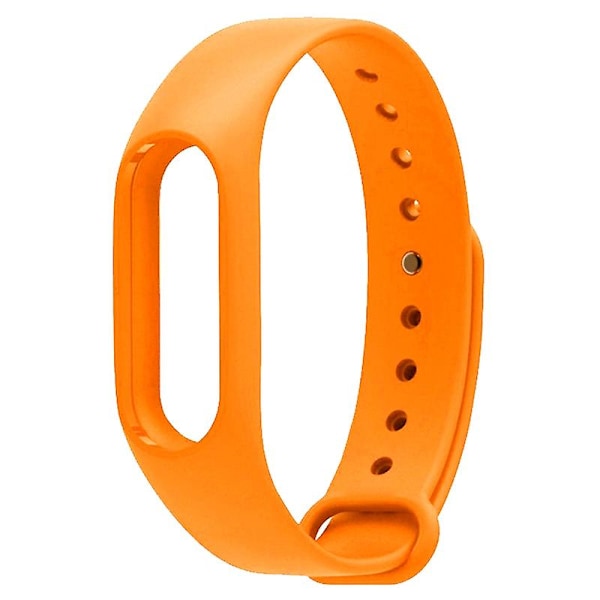 Oransje Oransje Silikon Klokkereim kompatibel med Xiaomi Mi Band 2