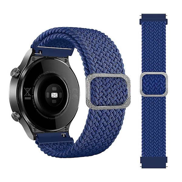 Blå Blå kompatibel med Samsung Galaxy Watch Active2 40mm Nylon Urrem