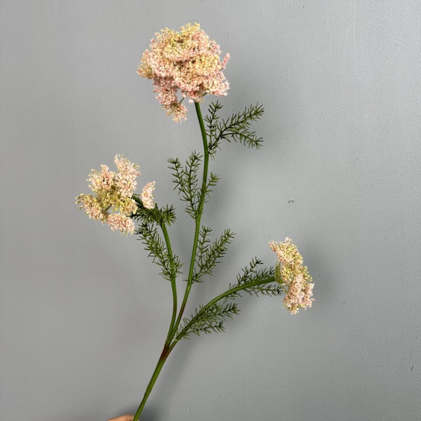 Konstgjord Blomsterlök Blomster Spets Maskros Plast Falsk Blomma Heminredning 3-Huvud Stor Spets Bröllopsrekvisita Flocked three-head large lace green