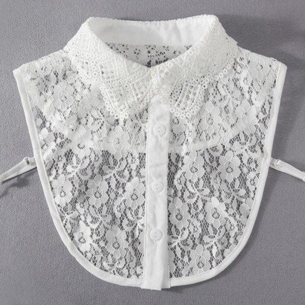 Dame falsk krave Alsidig Alsidig Sweater Mode Blonde S Butterfly big collar-average size