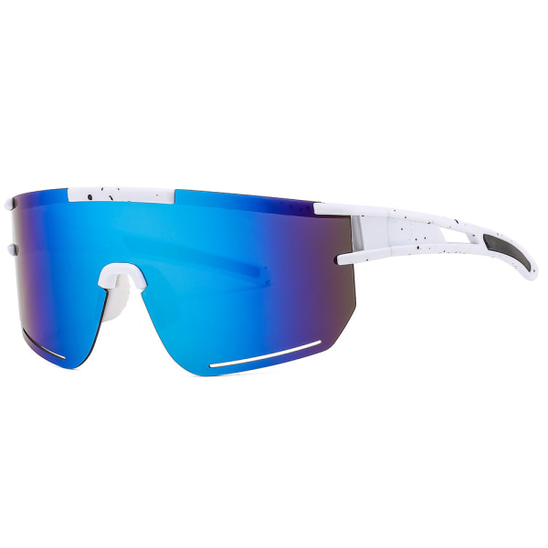 Cykling Utomhussport Solskydd Solglasögon Löpsportglasögon mot vind Sand Ögonskyddsglasögon Blue Non polarized