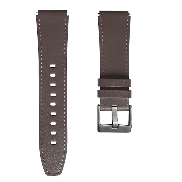Grått grått läderarmband kompatibelt med Huawei Watch Gt2 Pro
