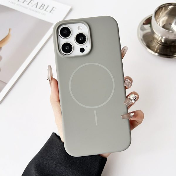Etui til iPhone 13 Magnetisk Silikone Grå Noz29253