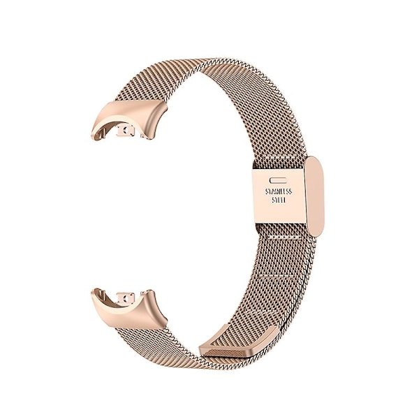 Rosaguld Rosaguld Spænde Metal Urrem kompatibel med Xiaomi Mi Band 8